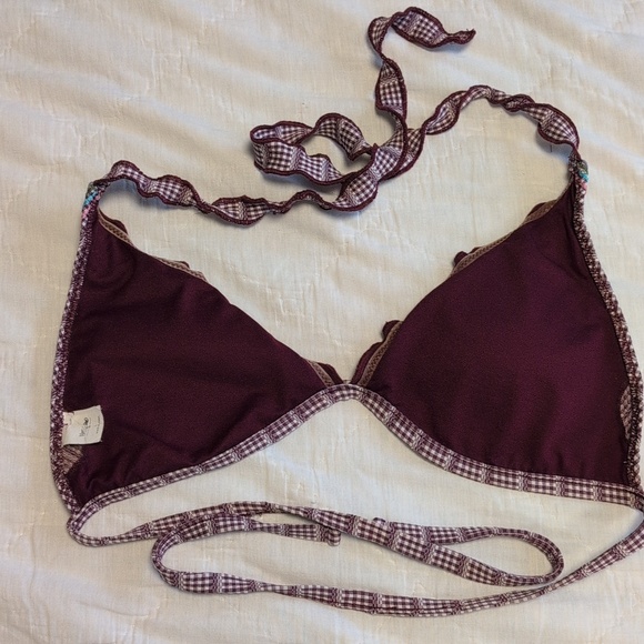 Mossimo. Bikini Top • Size Large • Boho Print Multi-Color Tribal Swim Top - Picture 6 of 6